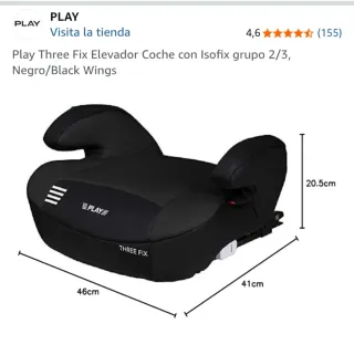 Elevador coche Isofix Play Grupo 2/3