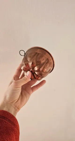 Stampo in rame antico da appendere