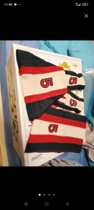 Conjunto polar gorro y guantes y bufanda Talla M