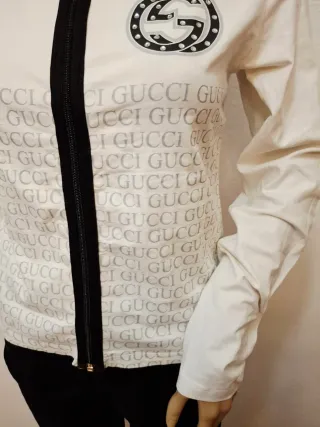 Sudadera Gucci Blanca y Gris