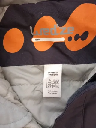 Mono de nieve infantil