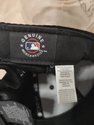 Gorra NY Terciopelo Negra