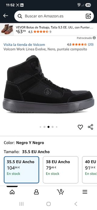 Zapatos Volcom Negros