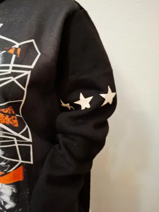Sudadera Philipp Plein Calaveras Naranja Negra