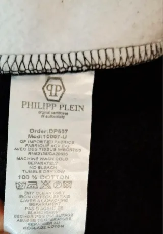 Sudadera Philipp Plein Calaveras Naranja Negra