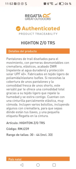 Pantalones de senderismo convertibles