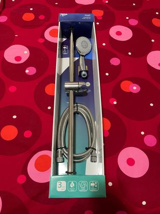 Set saliscendi doccia in metallo e plastica