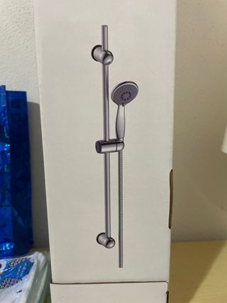 Set saliscendi doccia in metallo e plastica