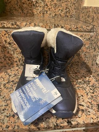 Botas de nieve nuevas talla 36 niños