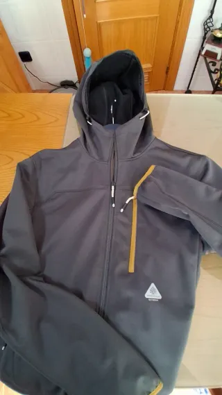 Chaqueta cortavientos Springfield gris/marrón