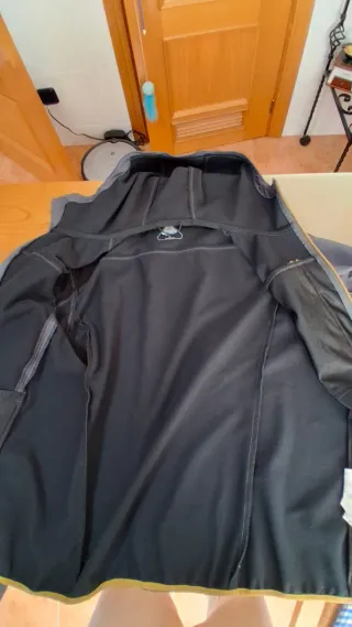 Chaqueta cortavientos Springfield gris/marrón