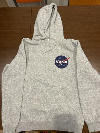Sudadera H&M NASA Gris Talla XS