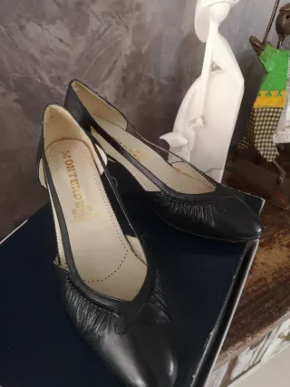 Zapatos MONTERREY Piel Talla 40 Negros