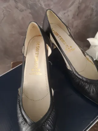 Zapatos MONTERREY Piel Talla 40 Negros
