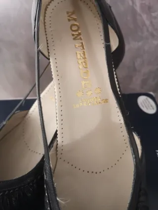 Zapatos MONTERREY Piel Talla 40 Negros