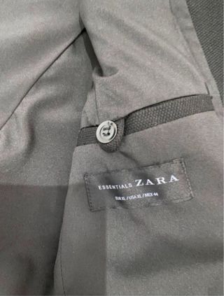 Chaqueta de traje negra hombre