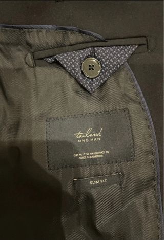 Traje Mango Azul Completo Hombre. Mango.