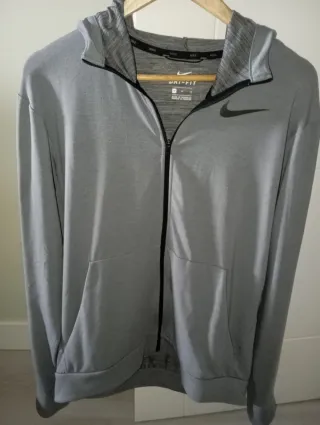 Sudadera Nike Dri-Fit Hombre Gris Talla M