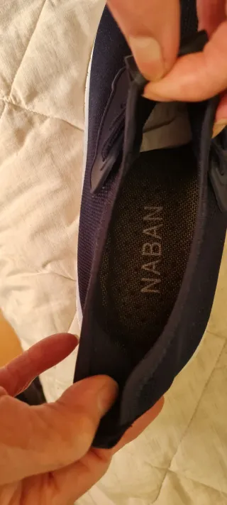 Scarpe uomo blu e bianche