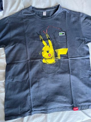 Camiseta Pikachu Talla L