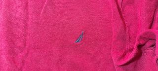 Suéter "NAUTICA" - borgoña ( XL-XXL ) GRANDE