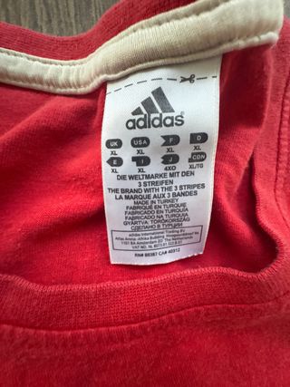 Adidas Maglietta Rossa Taglia XL ottime condizioni