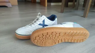Zapatillas Munich Blancas y Azules