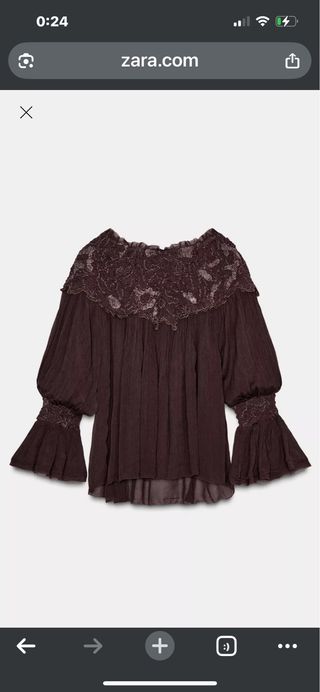 Blusa Zara Edición Limitada