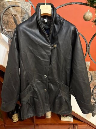 Giacca vera pelle vintage anni 90 donna