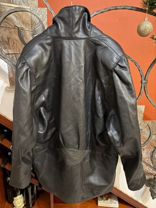 Giacca vera pelle vintage anni 90 donna