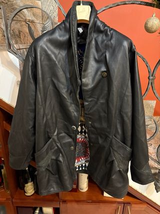 Giacca vera pelle vintage anni 90 donna