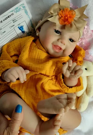 Bebé Reborn cuerpo de tela