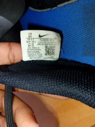 Zapatillas de fútbol Nike negras