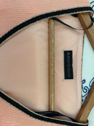 Vestido lentejuelas rosa tipo Chanel Talla M