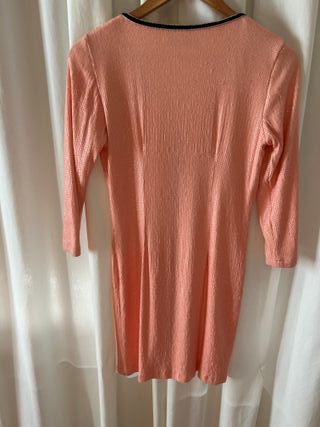 Vestido lentejuelas rosa tipo Chanel Talla M