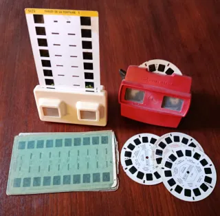 Stereoscopio 3D View-Master con diapositive