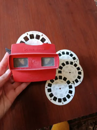 Stereoscopio 3D View-Master con diapositive