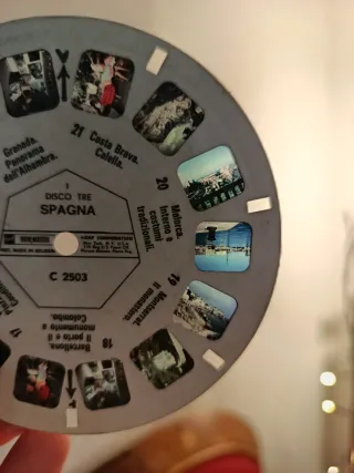 Stereoscopio 3D View-Master con diapositive