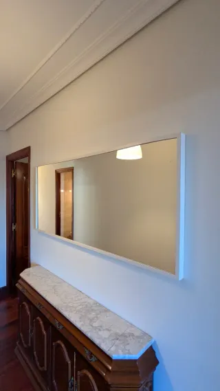 Espejo grande blanco