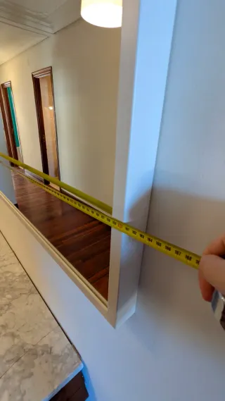 Espejo grande blanco