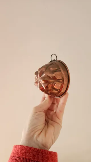 Stampo in rame antico da appendere