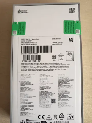 OPPO Find X9 512GB Space Black