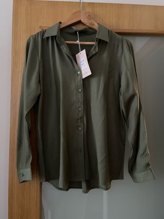 Camisa BOTELLA verde oliva talla M