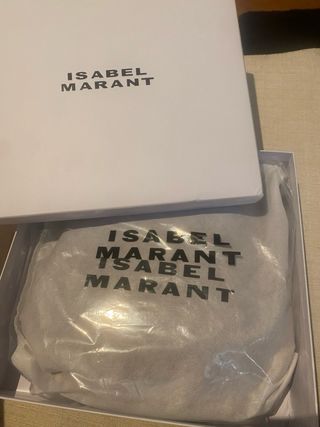 Bolso Isabel Marant Rojo Tachuelas