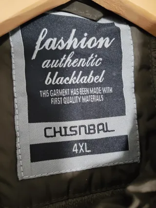 Abrigo tipo Parka de color Verde Militar, 4XL