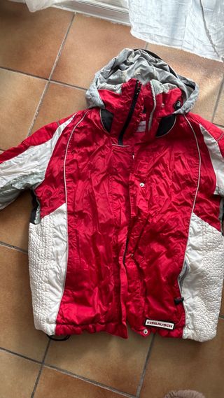 Chaqueta de nieve EISRAUSCH roja y blanca