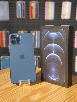 IPHONE 12 PRO MAX 128GB BLU 100% BATTERIA