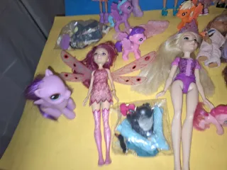 Lote Muñecas Disney, Little Pony y más