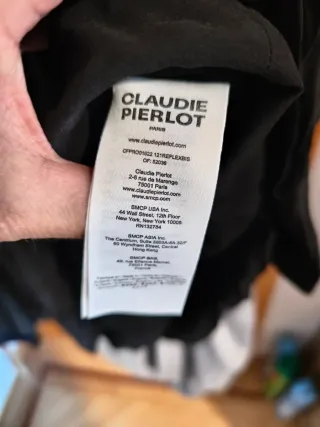 Vestido Claudie Pierlot Negro Talla 40