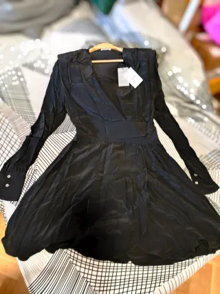 Vestido Claudie Pierlot Negro Talla 40